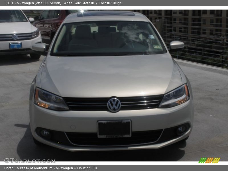 White Gold Metallic / Cornsilk Beige 2011 Volkswagen Jetta SEL Sedan