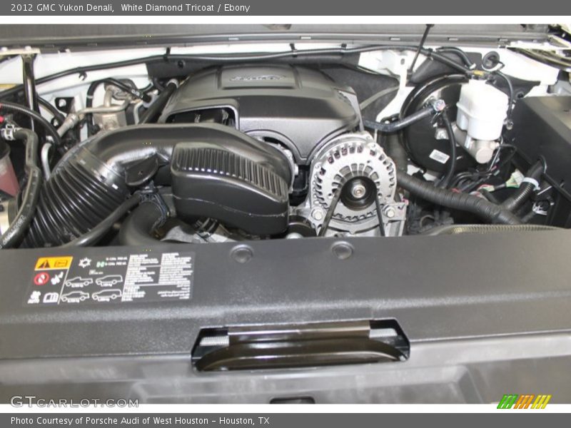 White Diamond Tricoat / Ebony 2012 GMC Yukon Denali