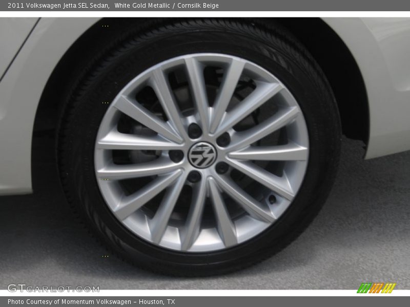 White Gold Metallic / Cornsilk Beige 2011 Volkswagen Jetta SEL Sedan