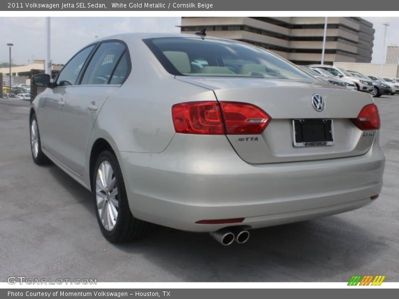 White Gold Metallic / Cornsilk Beige 2011 Volkswagen Jetta SEL Sedan