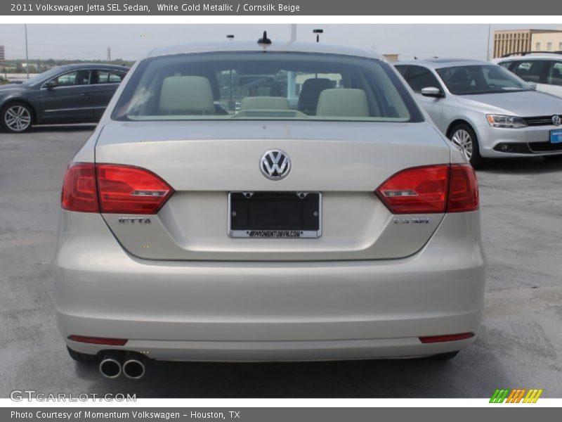 White Gold Metallic / Cornsilk Beige 2011 Volkswagen Jetta SEL Sedan