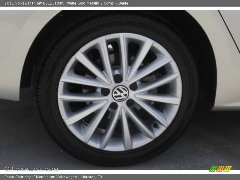 White Gold Metallic / Cornsilk Beige 2011 Volkswagen Jetta SEL Sedan