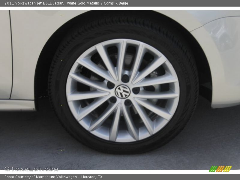 White Gold Metallic / Cornsilk Beige 2011 Volkswagen Jetta SEL Sedan