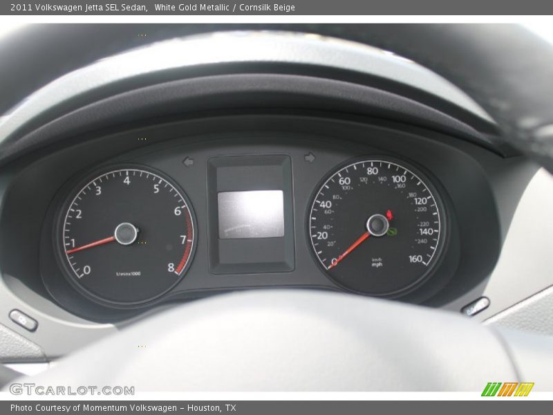 White Gold Metallic / Cornsilk Beige 2011 Volkswagen Jetta SEL Sedan