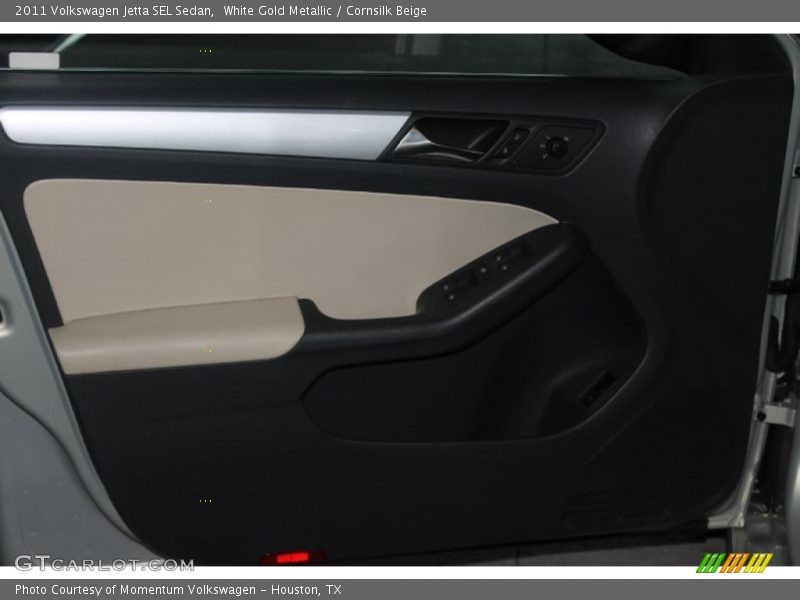 White Gold Metallic / Cornsilk Beige 2011 Volkswagen Jetta SEL Sedan
