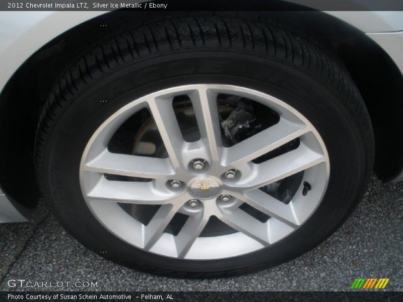 Silver Ice Metallic / Ebony 2012 Chevrolet Impala LTZ