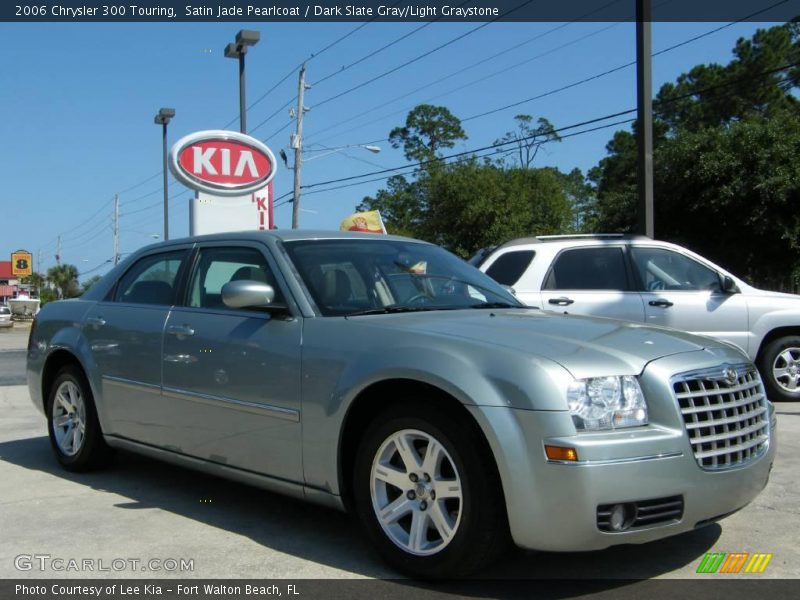 Satin Jade Pearlcoat / Dark Slate Gray/Light Graystone 2006 Chrysler 300 Touring