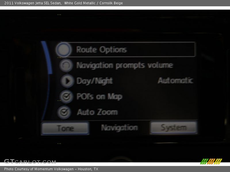 White Gold Metallic / Cornsilk Beige 2011 Volkswagen Jetta SEL Sedan