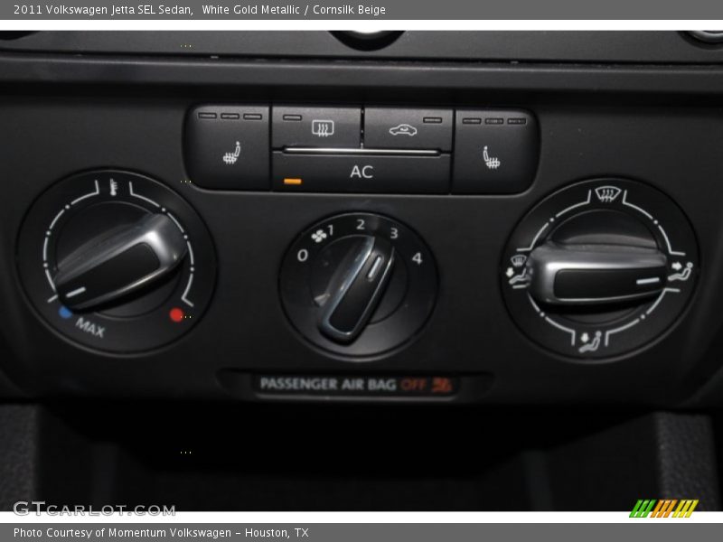 White Gold Metallic / Cornsilk Beige 2011 Volkswagen Jetta SEL Sedan