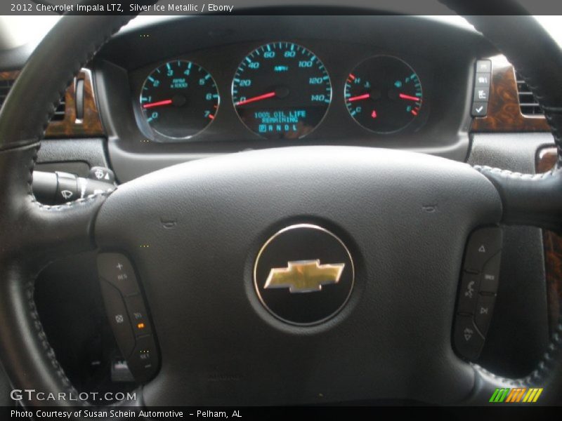 Silver Ice Metallic / Ebony 2012 Chevrolet Impala LTZ