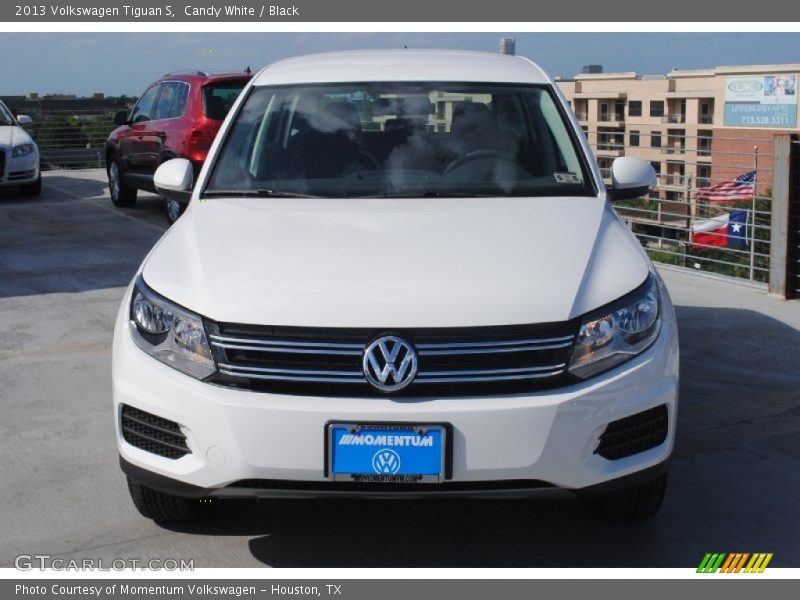 Candy White / Black 2013 Volkswagen Tiguan S