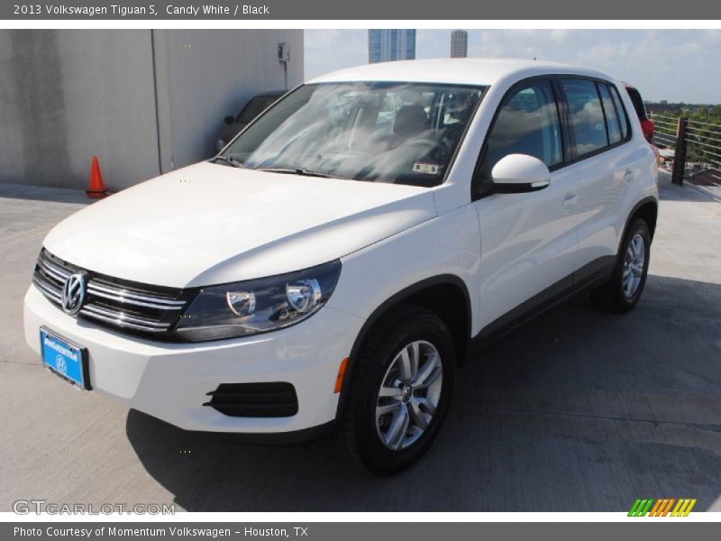 Candy White / Black 2013 Volkswagen Tiguan S