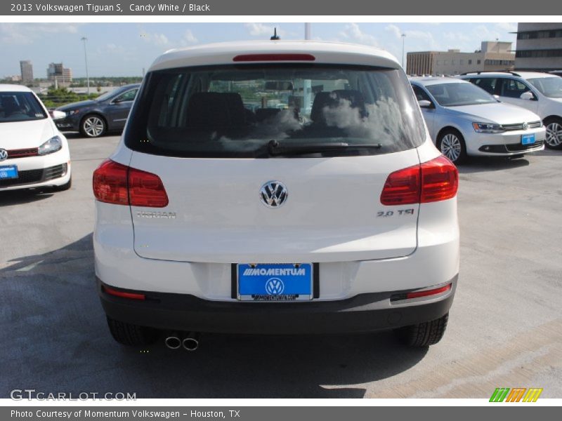 Candy White / Black 2013 Volkswagen Tiguan S
