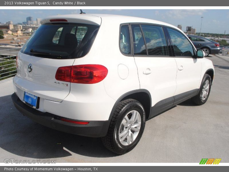 Candy White / Black 2013 Volkswagen Tiguan S