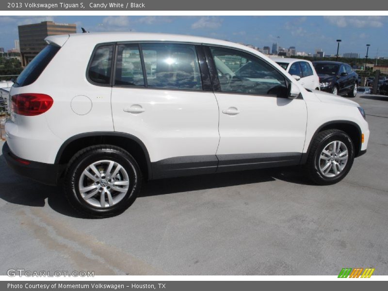 Candy White / Black 2013 Volkswagen Tiguan S