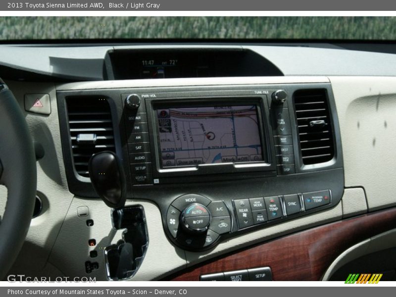 Black / Light Gray 2013 Toyota Sienna Limited AWD