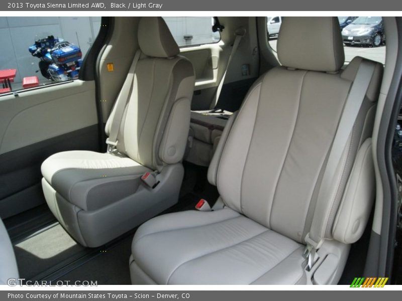 Black / Light Gray 2013 Toyota Sienna Limited AWD