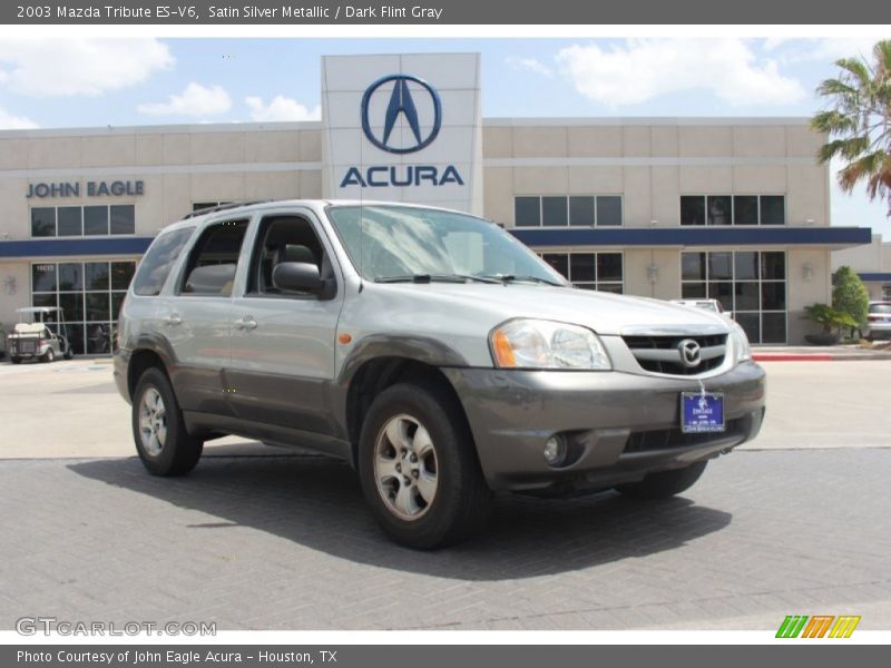 Satin Silver Metallic / Dark Flint Gray 2003 Mazda Tribute ES-V6