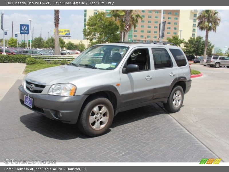Satin Silver Metallic / Dark Flint Gray 2003 Mazda Tribute ES-V6