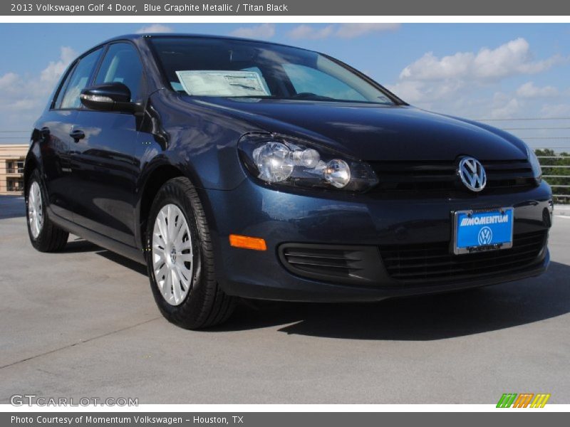 Blue Graphite Metallic / Titan Black 2013 Volkswagen Golf 4 Door