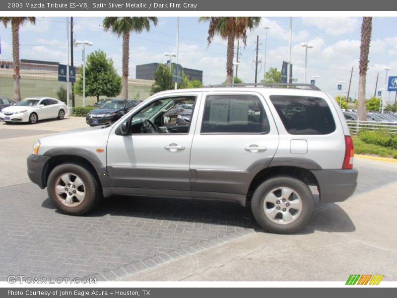 Satin Silver Metallic / Dark Flint Gray 2003 Mazda Tribute ES-V6