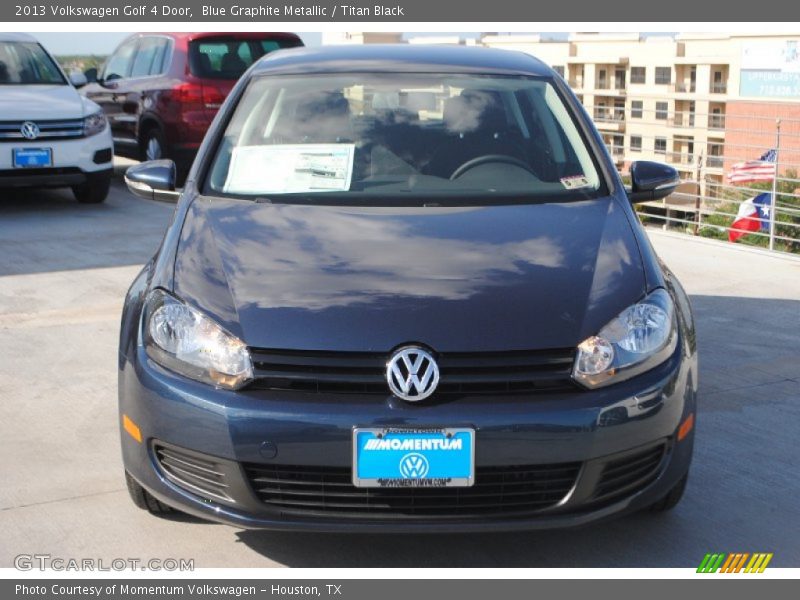 Blue Graphite Metallic / Titan Black 2013 Volkswagen Golf 4 Door