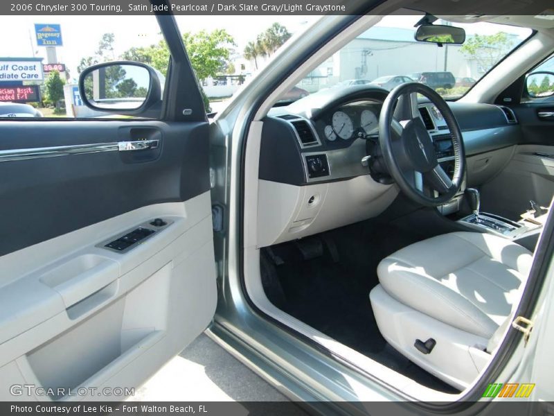 Satin Jade Pearlcoat / Dark Slate Gray/Light Graystone 2006 Chrysler 300 Touring
