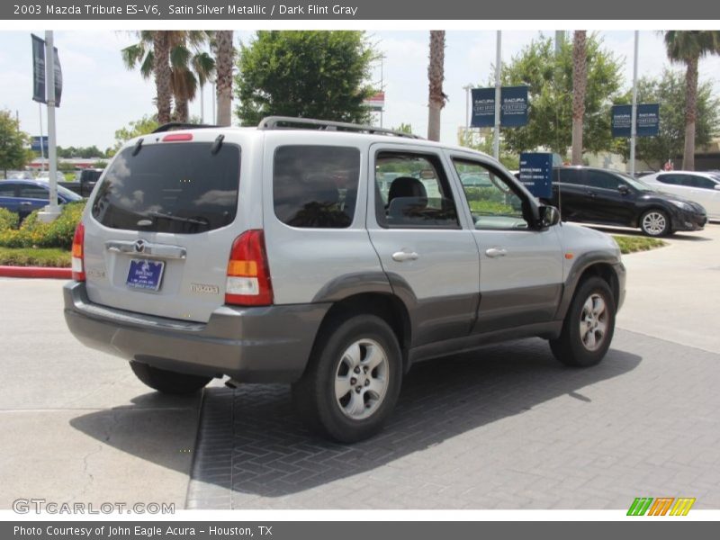 Satin Silver Metallic / Dark Flint Gray 2003 Mazda Tribute ES-V6