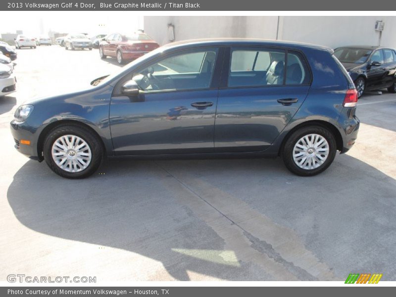 Blue Graphite Metallic / Titan Black 2013 Volkswagen Golf 4 Door