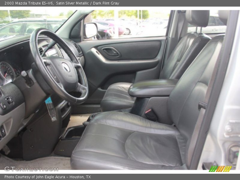Satin Silver Metallic / Dark Flint Gray 2003 Mazda Tribute ES-V6