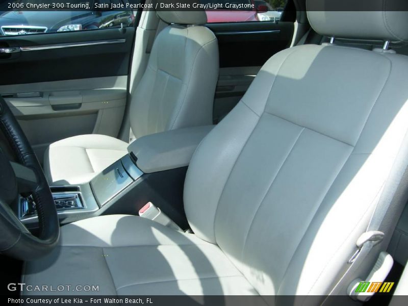 Satin Jade Pearlcoat / Dark Slate Gray/Light Graystone 2006 Chrysler 300 Touring