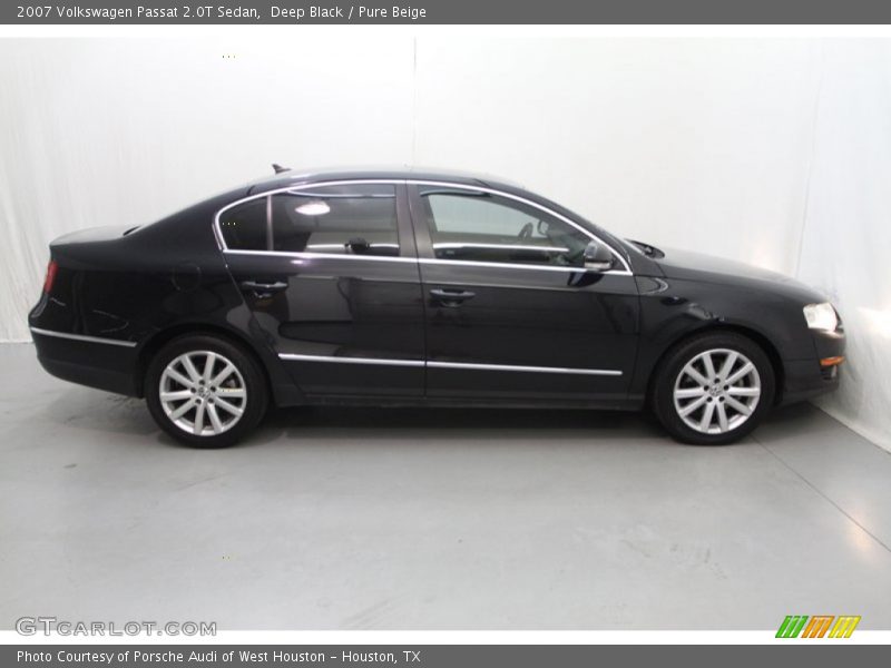 Deep Black / Pure Beige 2007 Volkswagen Passat 2.0T Sedan