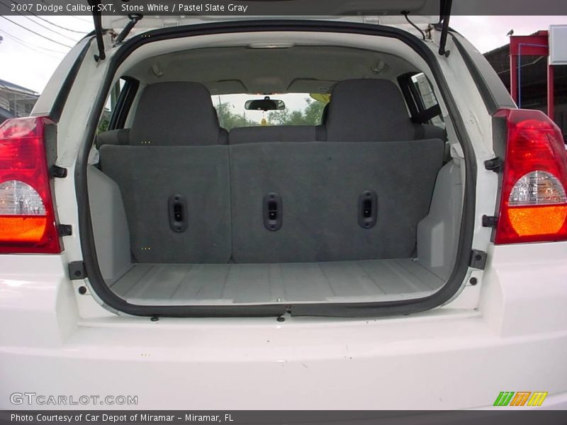 Stone White / Pastel Slate Gray 2007 Dodge Caliber SXT