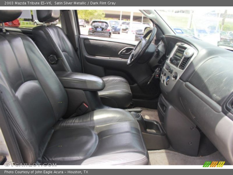 Satin Silver Metallic / Dark Flint Gray 2003 Mazda Tribute ES-V6