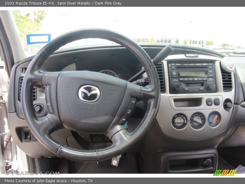 Satin Silver Metallic / Dark Flint Gray 2003 Mazda Tribute ES-V6