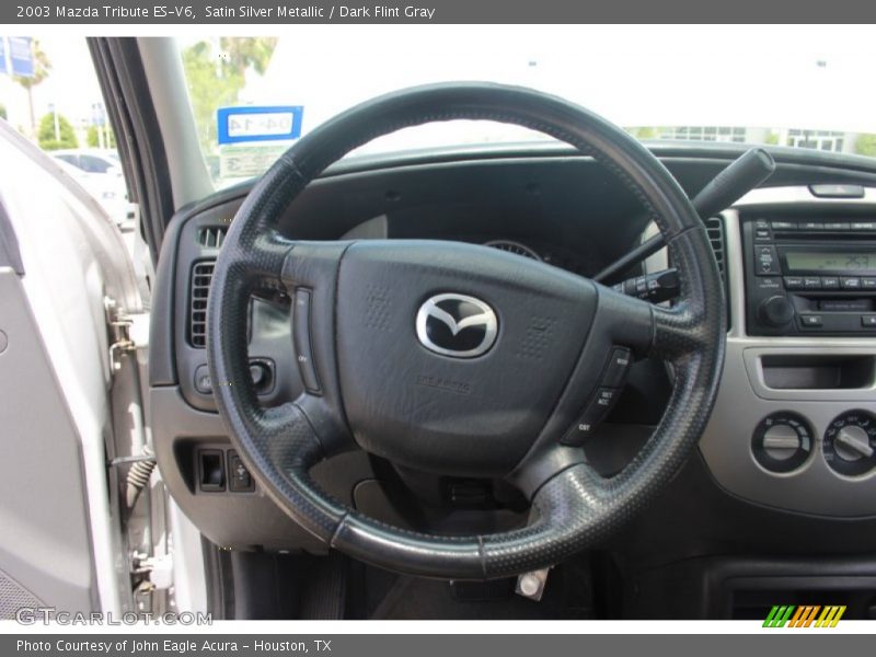 Satin Silver Metallic / Dark Flint Gray 2003 Mazda Tribute ES-V6