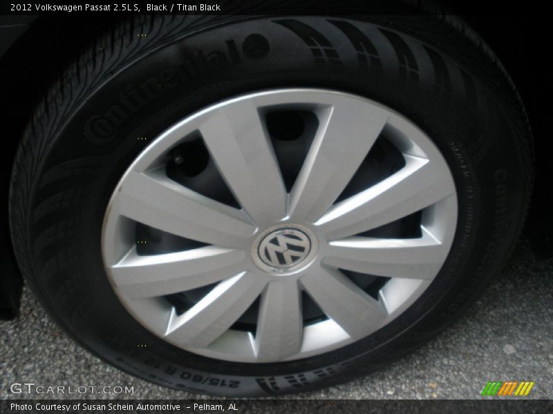 Black / Titan Black 2012 Volkswagen Passat 2.5L S