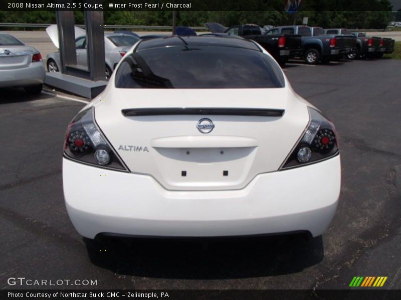 Winter Frost Pearl / Charcoal 2008 Nissan Altima 2.5 S Coupe