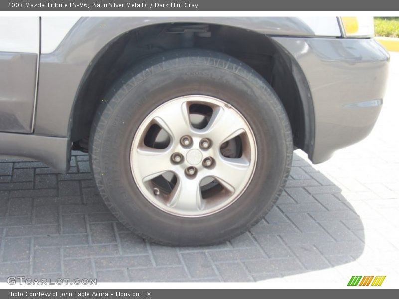 Satin Silver Metallic / Dark Flint Gray 2003 Mazda Tribute ES-V6