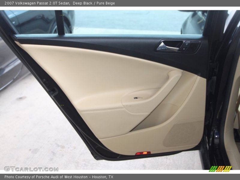 Deep Black / Pure Beige 2007 Volkswagen Passat 2.0T Sedan