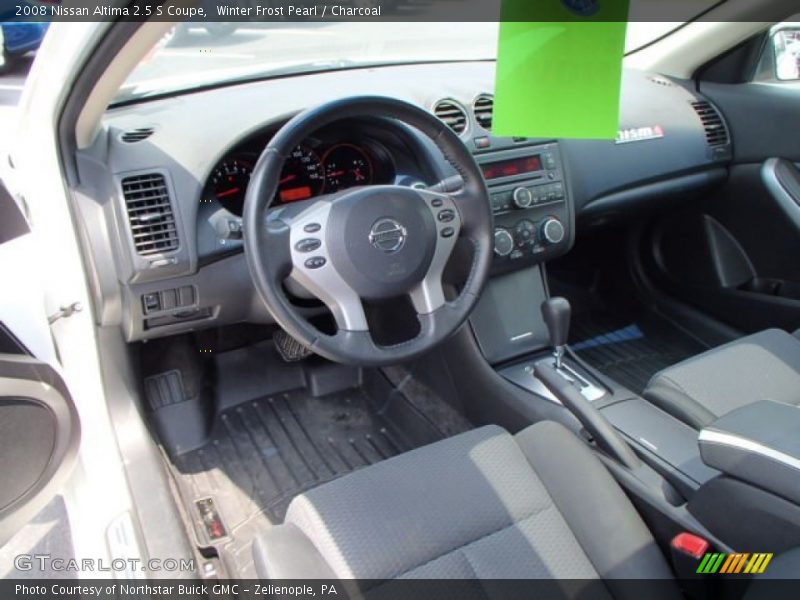 Winter Frost Pearl / Charcoal 2008 Nissan Altima 2.5 S Coupe