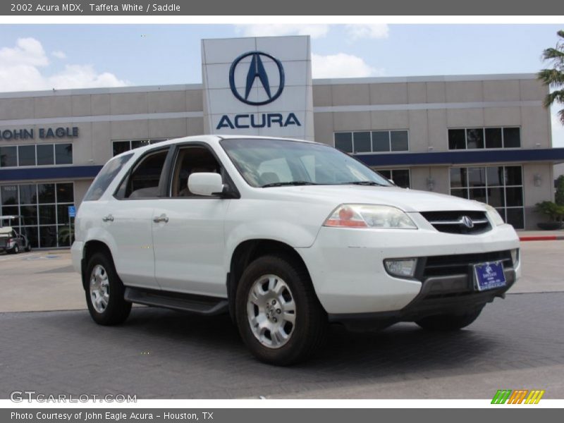 Taffeta White / Saddle 2002 Acura MDX