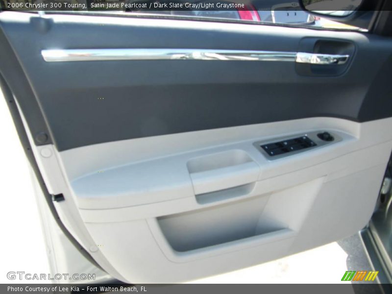 Satin Jade Pearlcoat / Dark Slate Gray/Light Graystone 2006 Chrysler 300 Touring