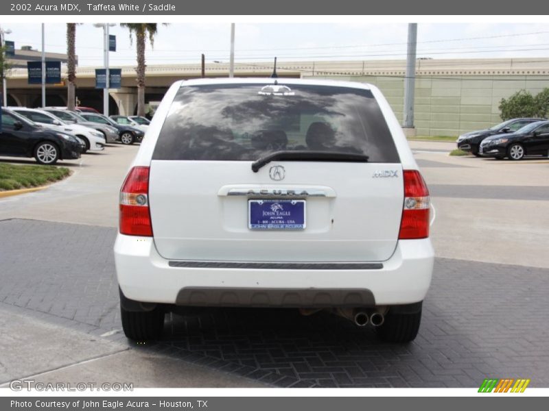 Taffeta White / Saddle 2002 Acura MDX