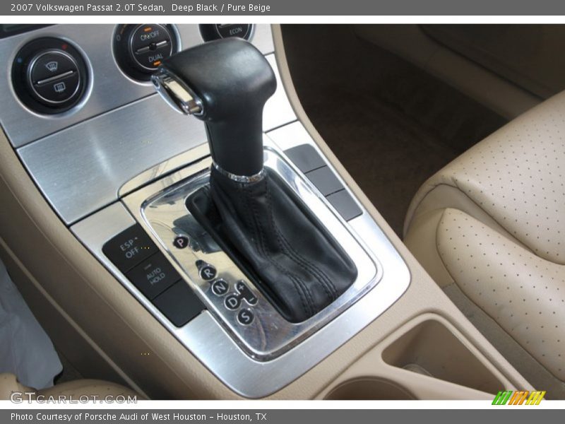 Deep Black / Pure Beige 2007 Volkswagen Passat 2.0T Sedan