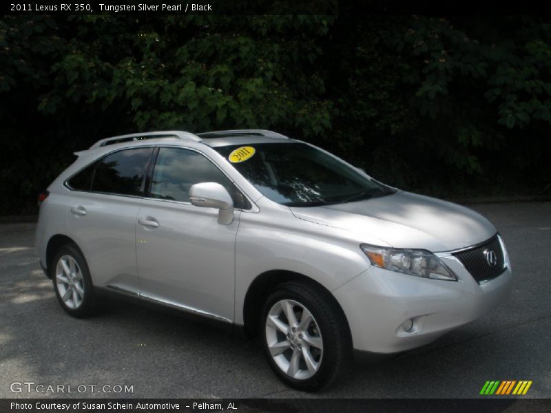 Tungsten Silver Pearl / Black 2011 Lexus RX 350