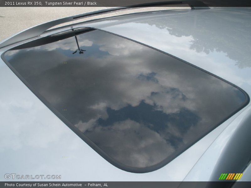 Tungsten Silver Pearl / Black 2011 Lexus RX 350