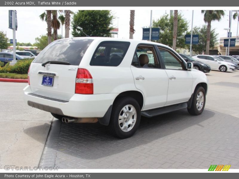 Taffeta White / Saddle 2002 Acura MDX