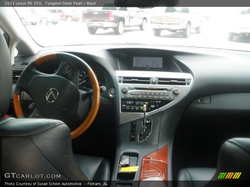 Tungsten Silver Pearl / Black 2011 Lexus RX 350