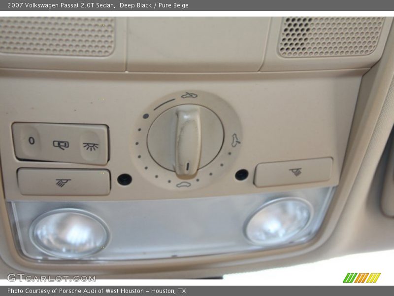 Deep Black / Pure Beige 2007 Volkswagen Passat 2.0T Sedan